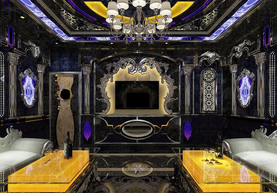 Mẫu phòng karaoke cổ điển diện tích nhỏ