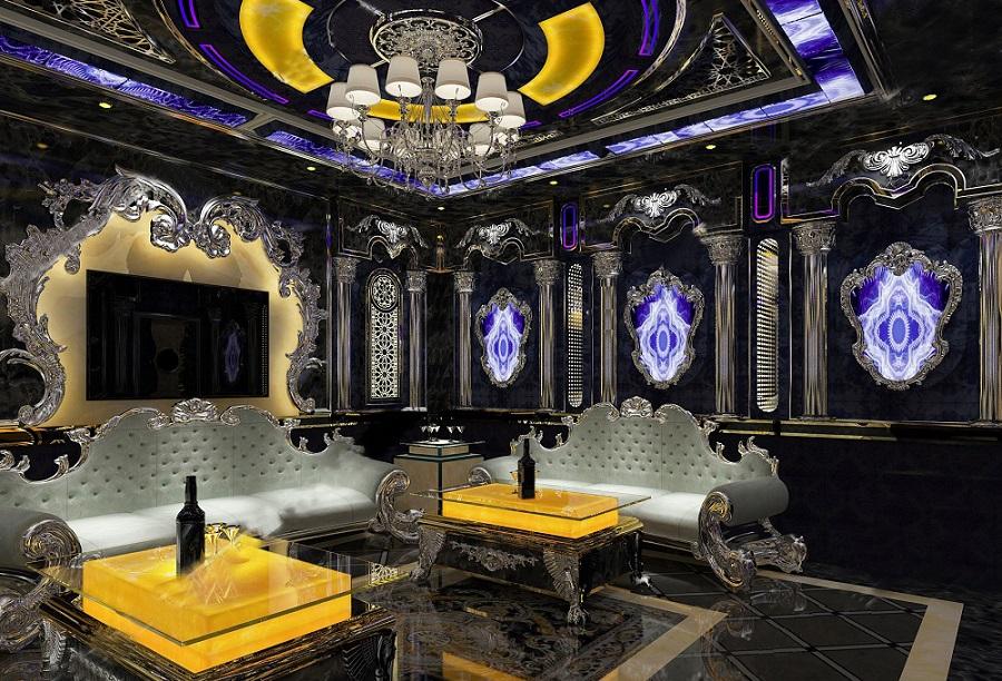 Mẫu phòng karaoke cổ điển diện tích nhỏ