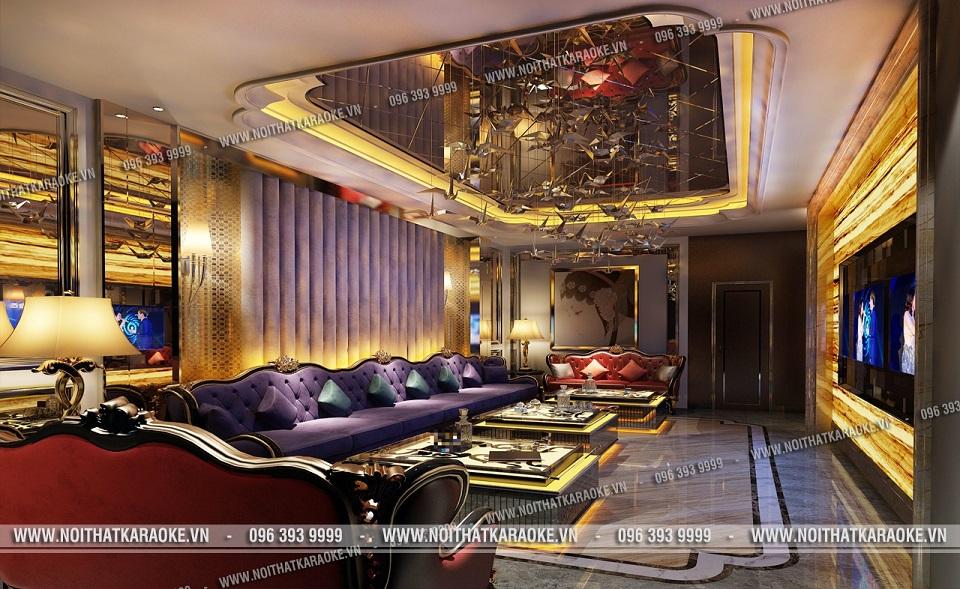Mẫu phòng karaoke phong cách sang trọng Mẫu phòng karaoke phong cách sang trọng