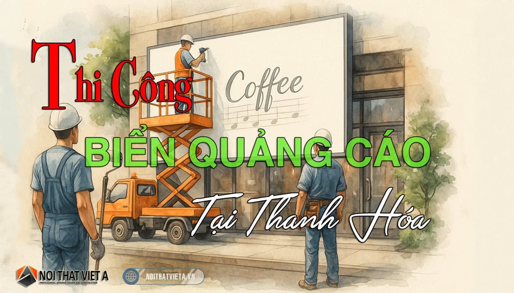 Thi công biển quảng cáo tại Thanh Hóa - Chất lượng đến từng chi tiết
