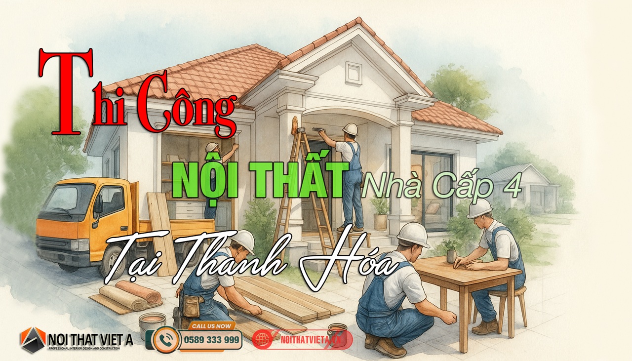 Thi Công Nội Thất Nhà Cấp 4 Tại Thanh Hóa