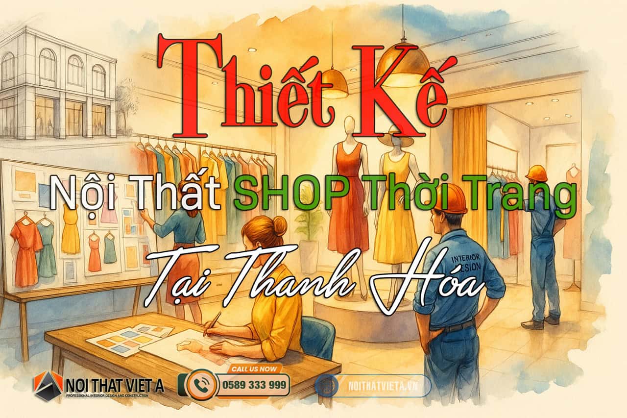 Thiết Kế Nội Thất Cửa Hàng, Shop Thời Trang Tại Thanh Hóa