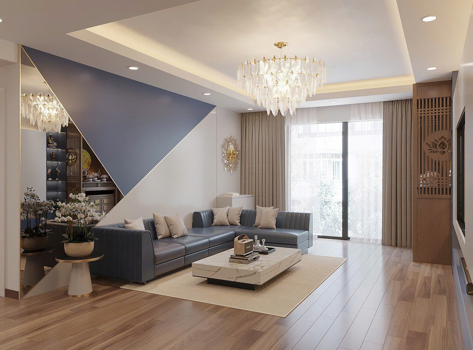 Nội thất nhà Chị Thảo tại The Paragon Hà Nội