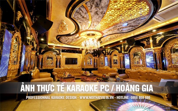 Những hình ảnh phòng karaoke Hoàng Gia đã hoàn thiện