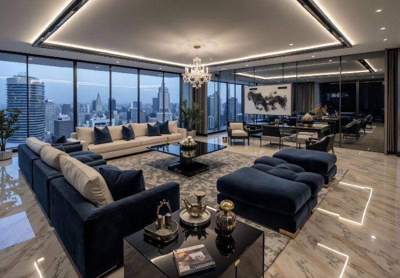 Nội thất chung cư 130m² nhà chị Tường Vi tại New City, Quận 2
