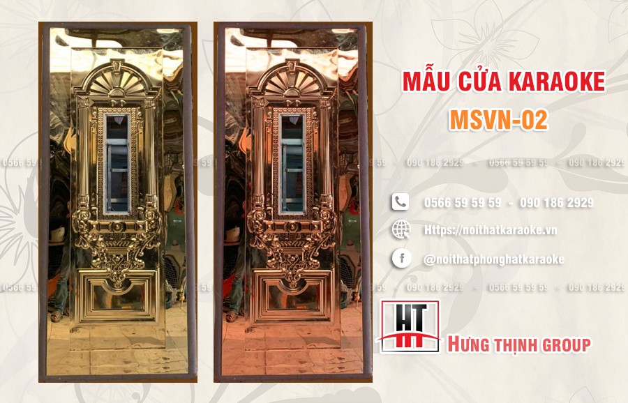 Cách âm lý tưởng với cửa phòng karaoke MSVN 02