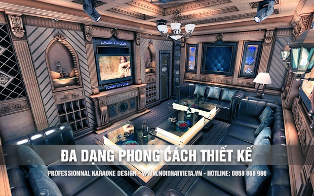 Đa dạng phong cách thiết kế cho phòng karaoke của bạn