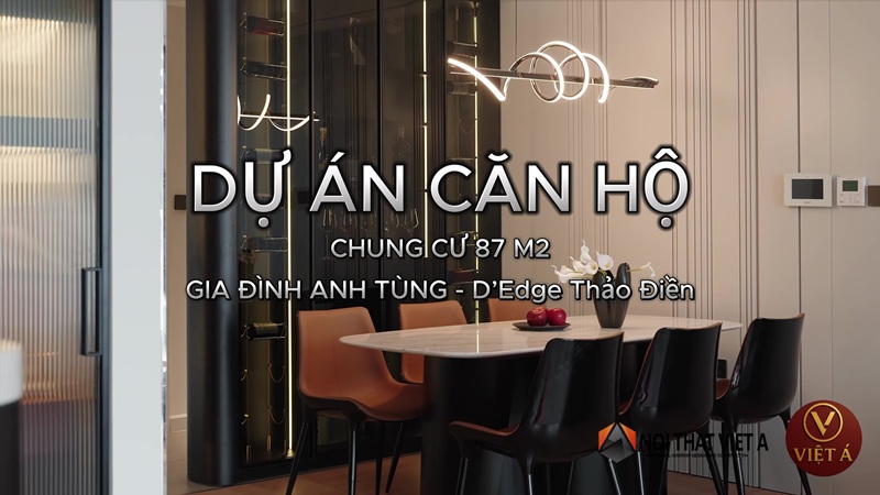 Căn hộ 87m² tại D’Edge Thảo Điền nhà anh Tùng - Việt Á thực hiện