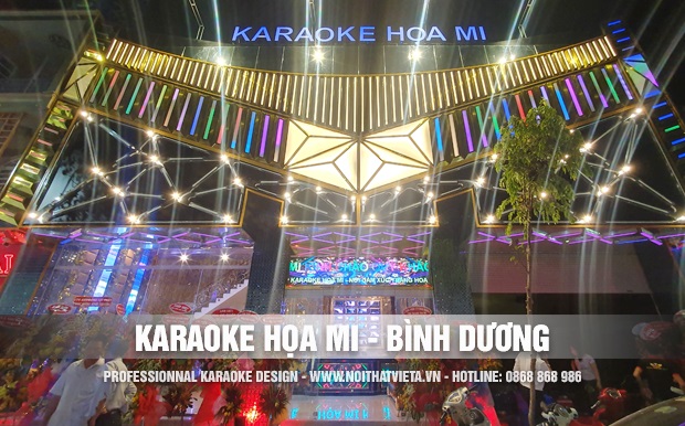 Công trình karaoke Họa Mi, Bến Cát, Bình Dương