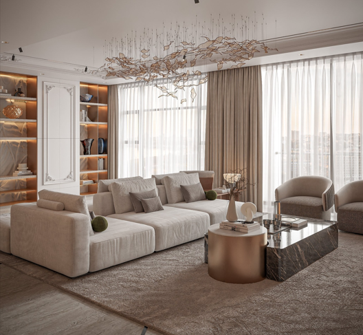 Dự án chung cư cao cấp tại Hà Nội - Căn hộ Duplex của chị Trang