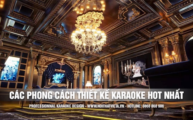 Phong cách phòng karaoke HOT nhất năm