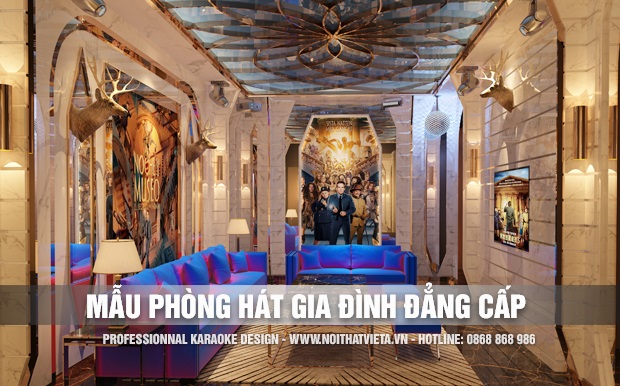 Giới thiệu 10 mẫu phòng hát gia đình đẹp, đẳng cấp nhất