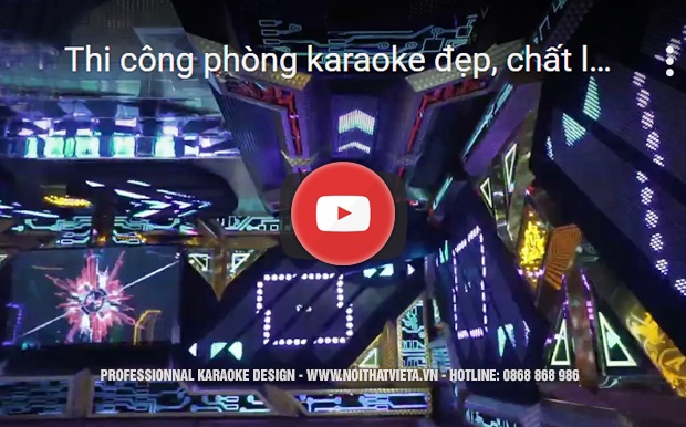 Video phòng karaoke màn hình led hiện đại tại Việt Á