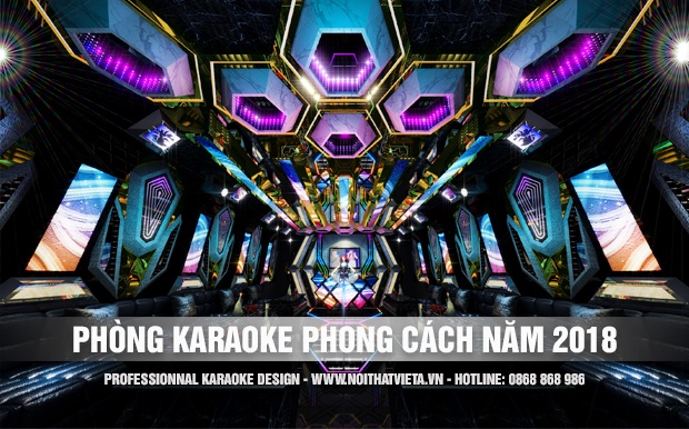 Mẫu phòng hát karaoke xu thế năm 2018