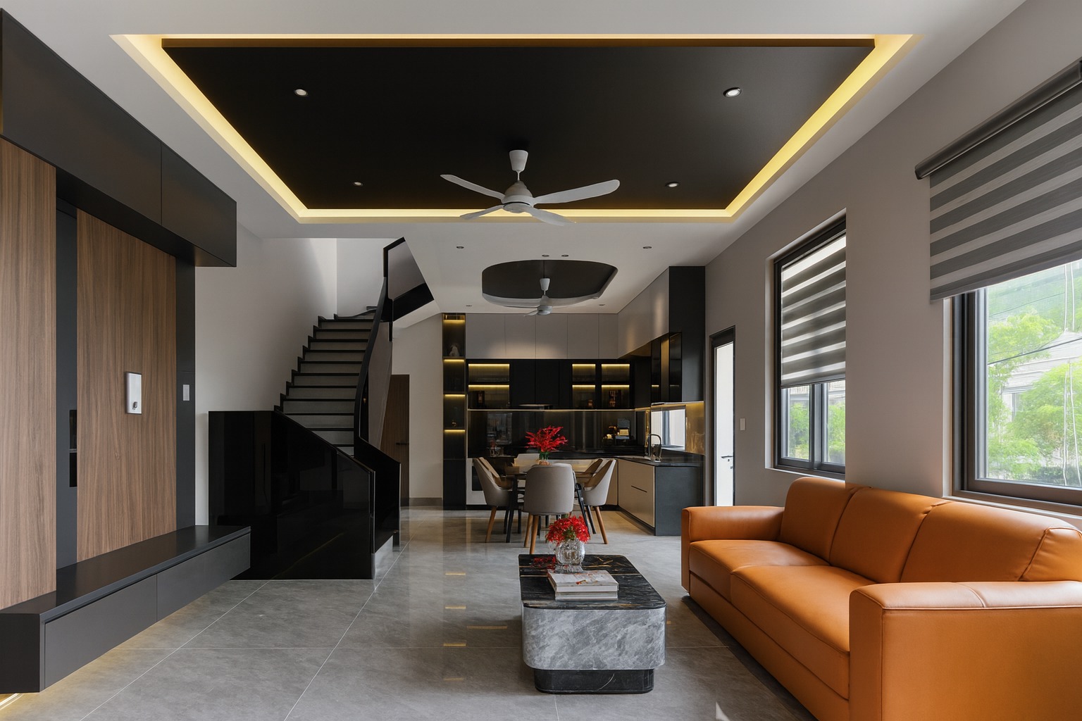 Dự án nội thất nhà phố anh Minh tại Đông Hương, hoàn thiện cùng Việt Á