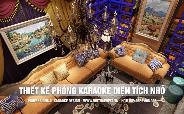 Thiết kế phòng karaoke diện tích nhỏ từ 12 đến 15 m2 sàn