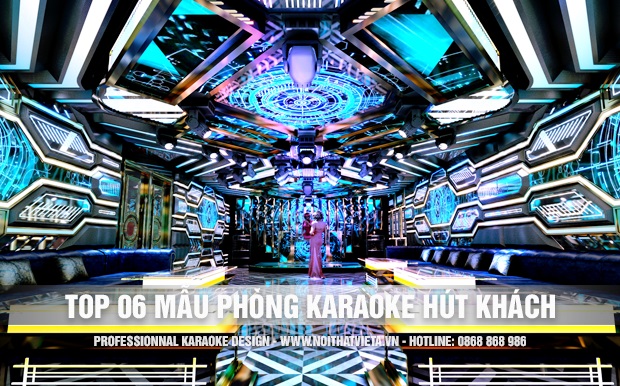 Top 6 mẫu phòng karaoke đẹp mê ly hút khách