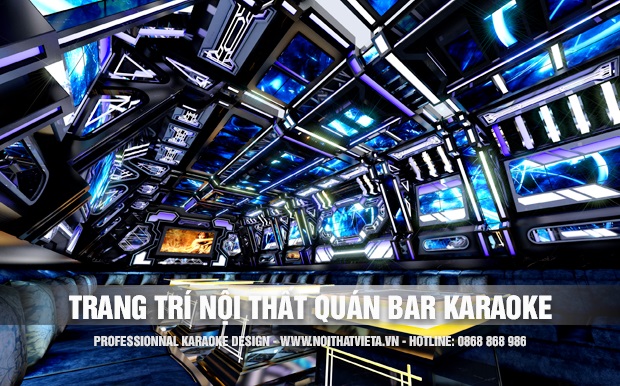 Tư vấn thiết kế trang trí cho nội thất quán bar karaoke