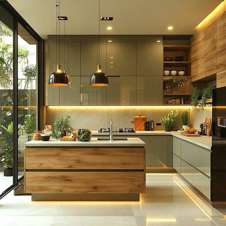 So Sánh Tủ Bếp Gỗ Tự Nhiên Và Gỗ Công Nghiệp: Loại Nào Bền Hơn?