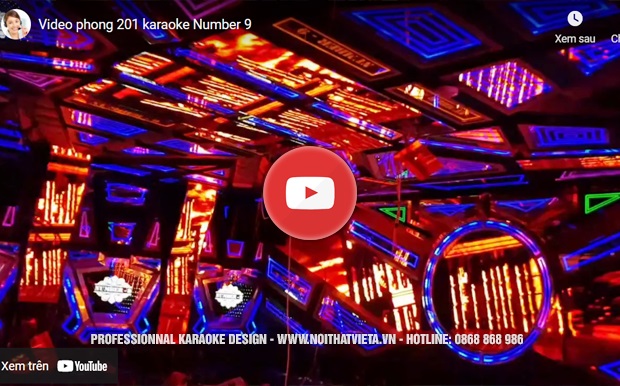 Video phòng 201 karaoke Number 9 Việt Á thi công