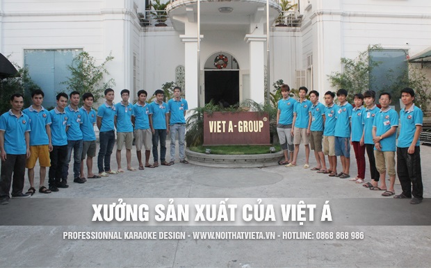 Xưởng sản xuất nội thất của Việt Á
