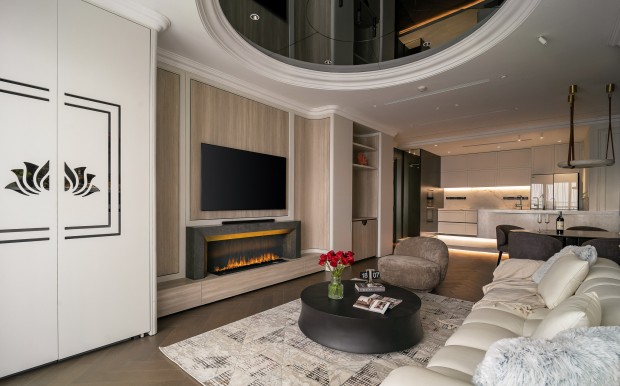 Dự án nội thất căn hộ anh Hòa tại Hà Nội – Hơi thở sống sang 151m²