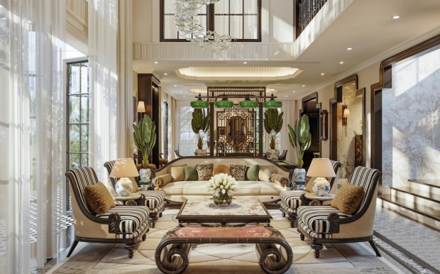 Dự án nội thất biệt thự Anh Hiếu tại Vinhomes Gardenia Hà Nội