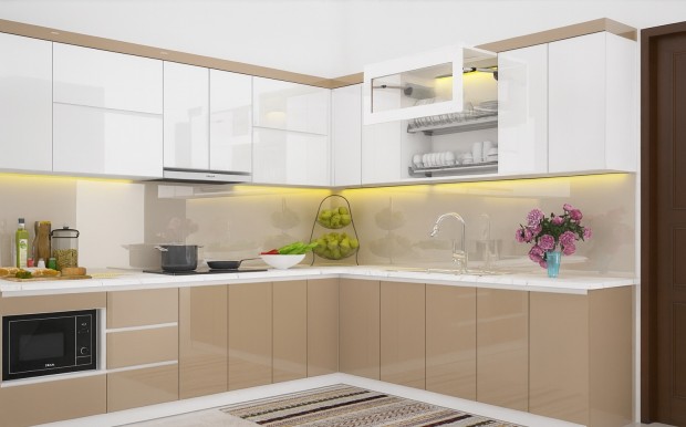 Tủ bếp nhựa Thanh Hóa mang tới giải pháp bền đẹp, chống ẩm tối ưu