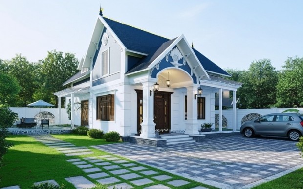 Nhà cấp 4 tân cổ điển – Lựa chọn sang trọng cho gia đình Thanh Hóa