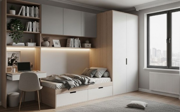 Thiết kế nội thất thông minh cho căn hộ chung cư diện tích nhỏ