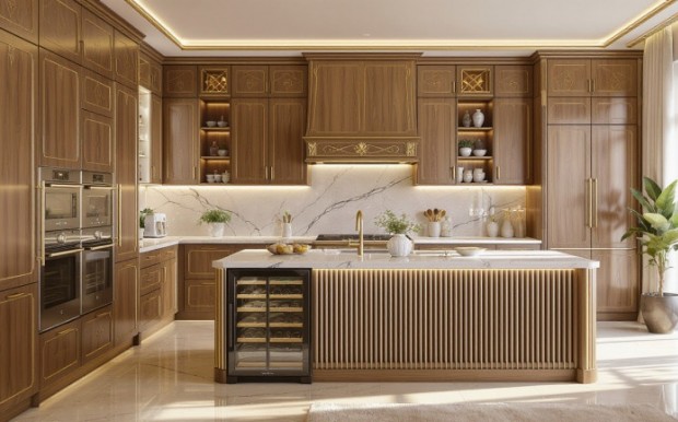 Nên chọn tủ bếp gỗ tự nhiên hay gỗ công nghiệp tại Thanh Hóa?