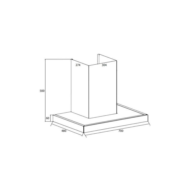 Hút mùi chữ T CZ PRO333GS New