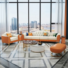 Bộ Sofa bọc da cao cấp SFVA002