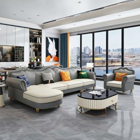 Bộ Sofa bọc da cao cấp SFVA007