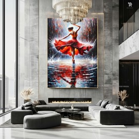 Bức tranh Vũ Điệu Trong Mưa