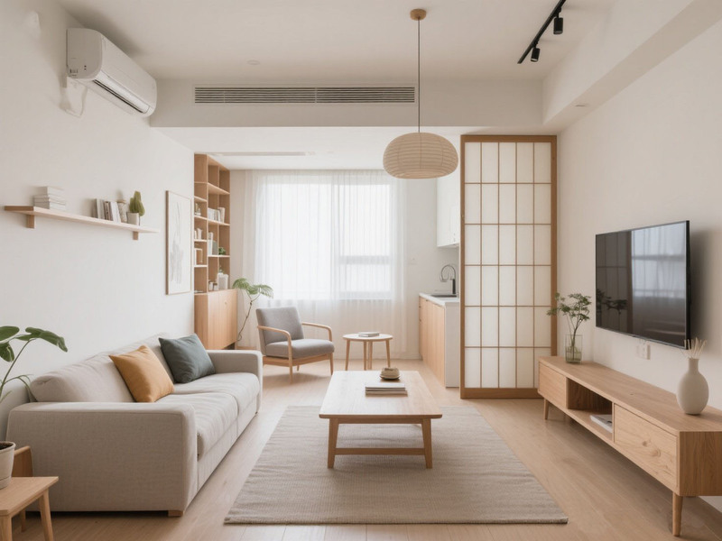 Thiết kế chung cư phong cách Japandi