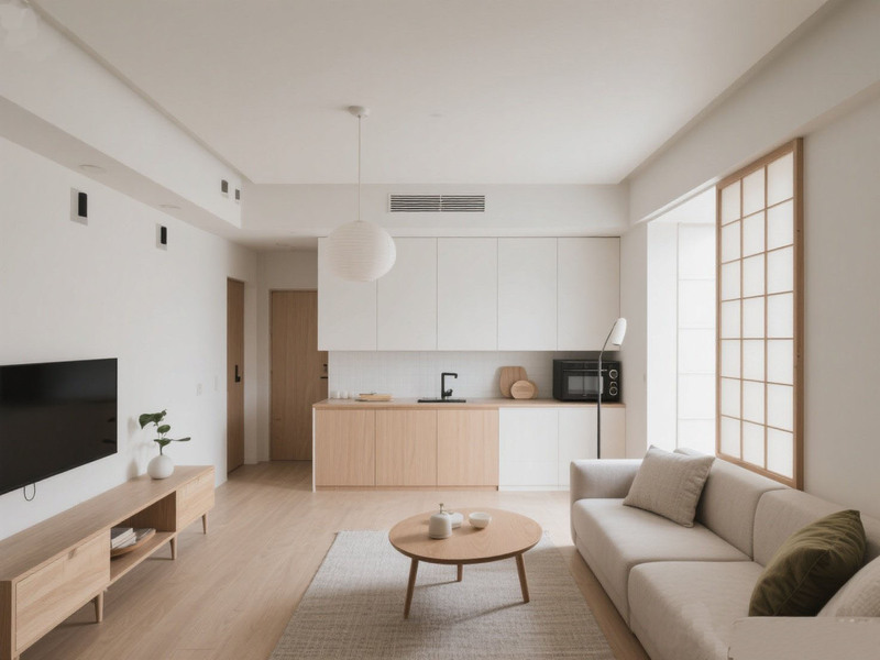 Thiết kế chung cư phong cách Japandi