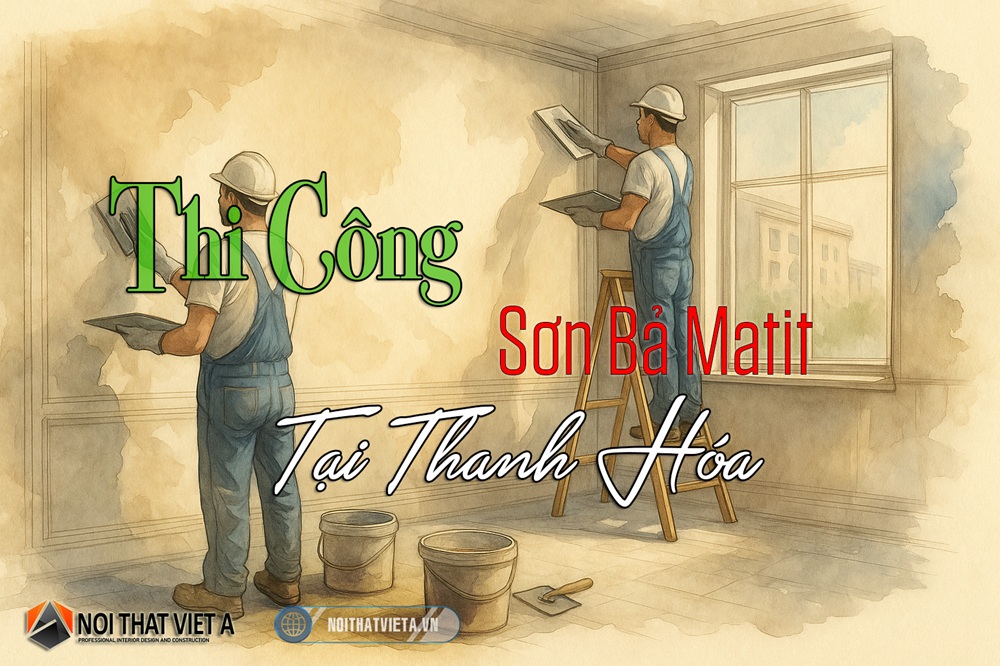 Thi công sơn bả matit tại Thanh Hóa