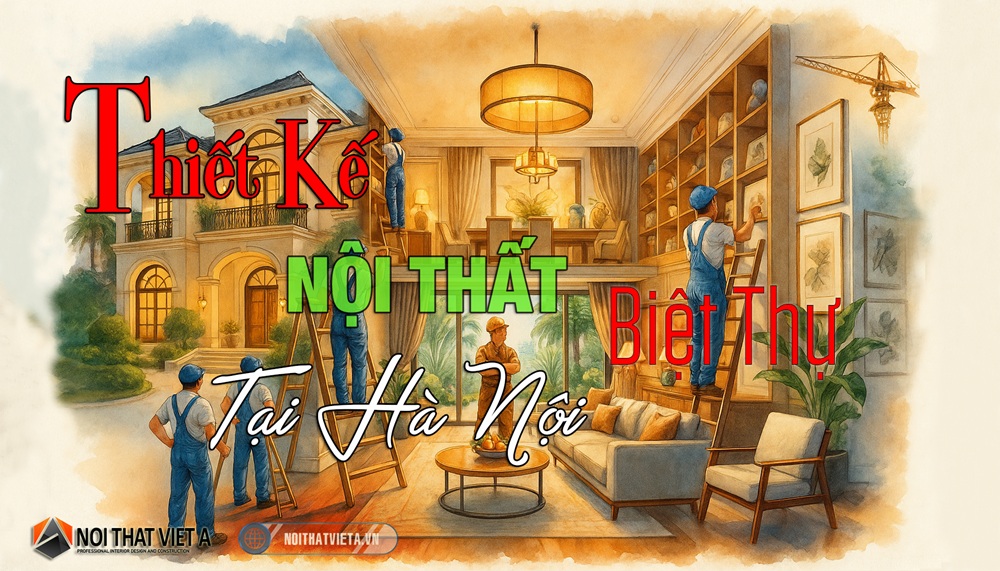 Thiết kế nội thất Biệt Thự tại Hà Nội
