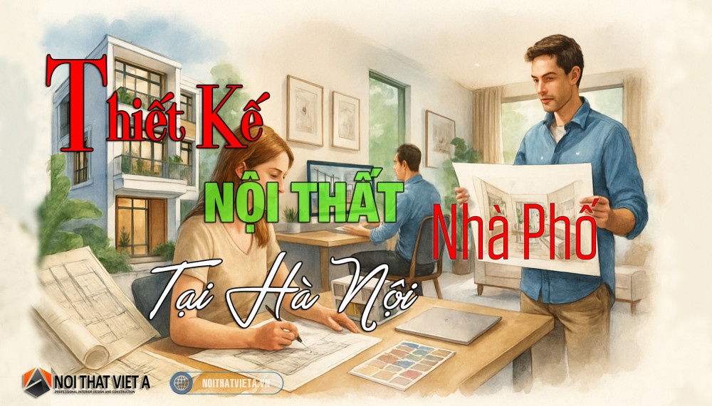 Thiết kế nội thất nhà phố tại Hà Nội