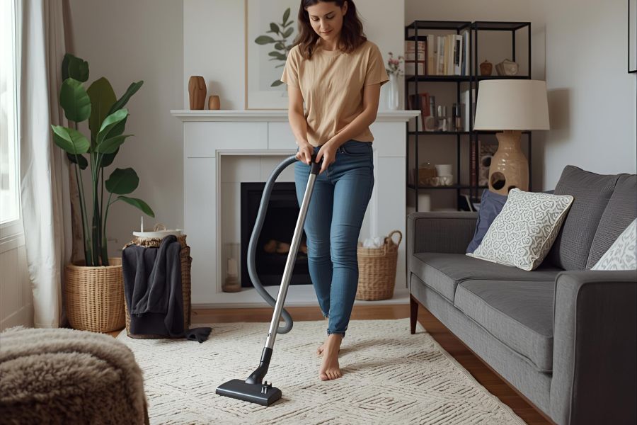 Vệ sinh phòng khách