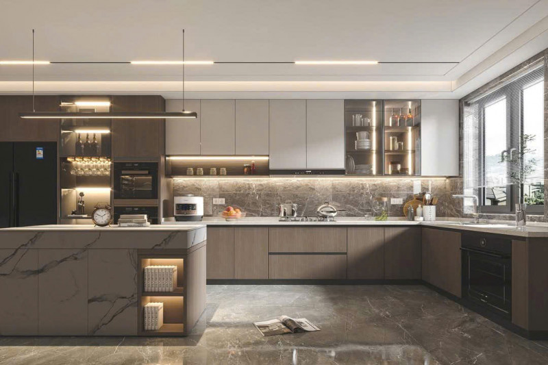 Mẫu tủ bếp hiện đại giá rẻ