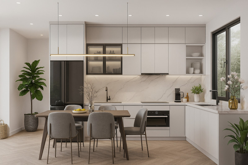 Tủ bếp nhựa cao cấp Đài Loan cao cấp