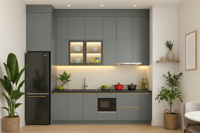 Tủ bếp nhựa cao cấp đẹp tại Thanh Hóa