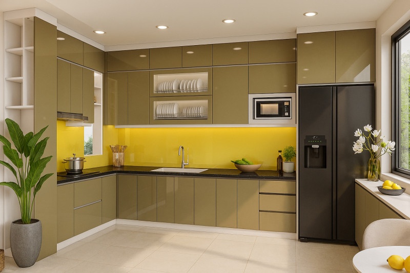 Tủ bếp nhựa cao cấp ấn tượng tại Thanh Hóa