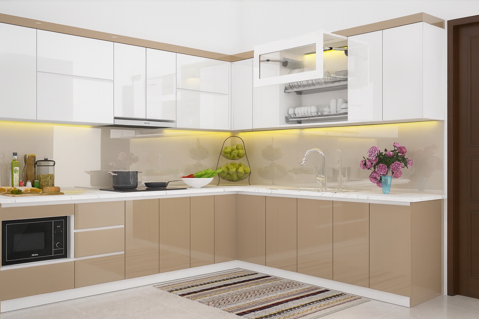 Tủ bếp nhựa PVC tại Thanh Hóa
