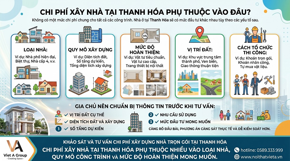 Khảo sát và tư vấn chi phí xây dựng nhà trọn gói tại Thanh Hóa