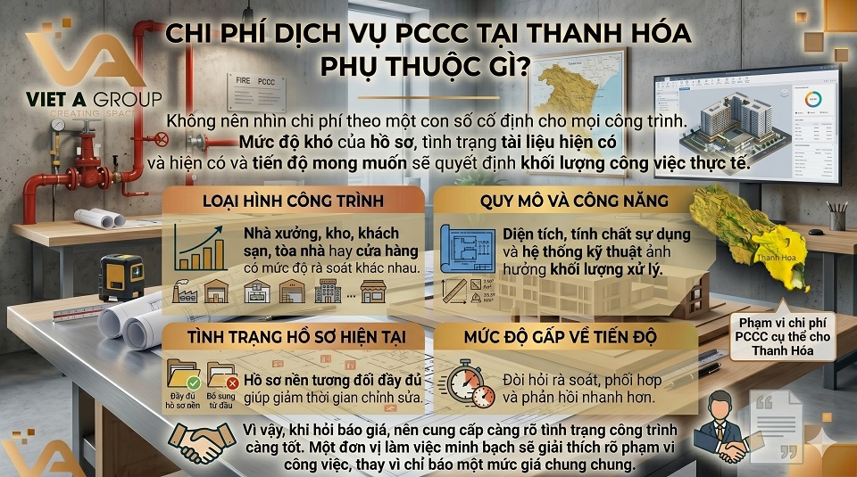 Tư vấn phương án hồ sơ PCCC cho công trình dịch vụ và nhà xưởng tại Thanh Hóa
