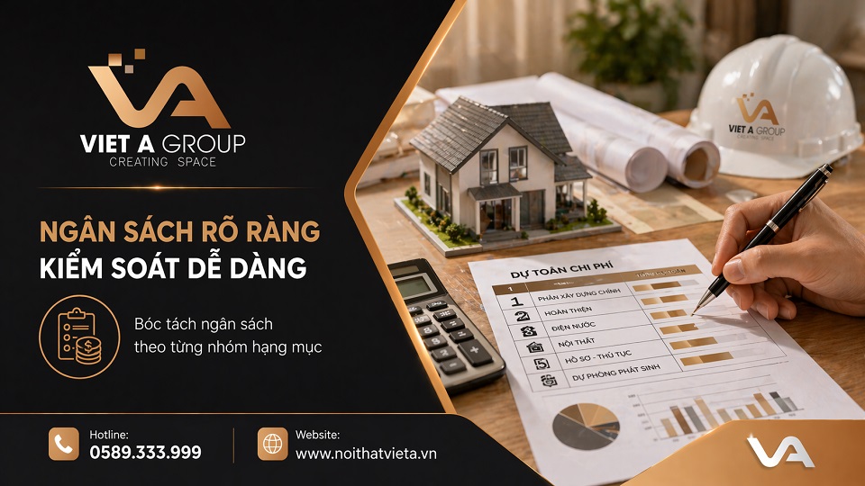 Lập kế hoạch ngân sách xây nhà theo từng hạng mục thay vì chỉ tính theo mét vuông