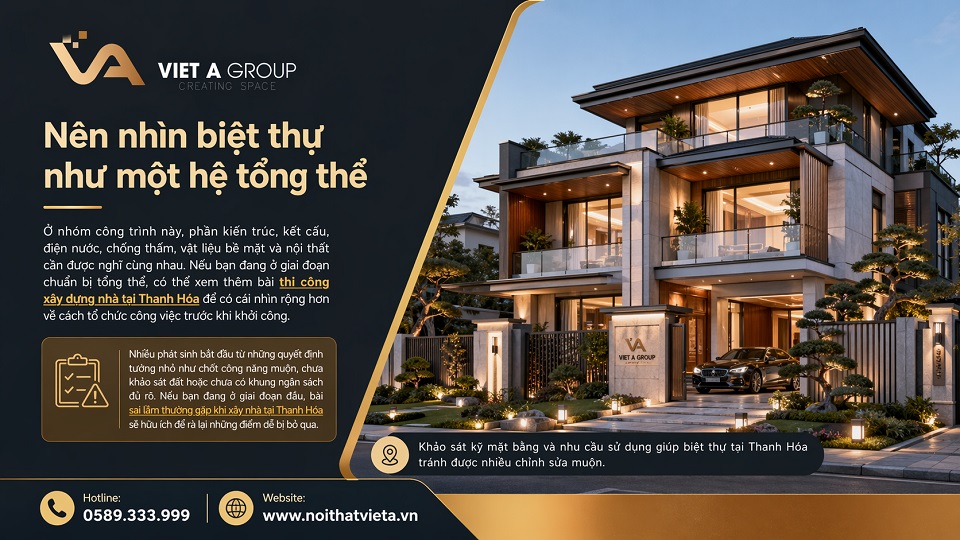 Khảo sát mặt bằng biệt thự dân dụng tại Thanh Hóa trước khi thi công